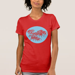 Japanischer Bambus im Mondlicht T-Shirt