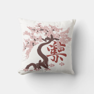 japanischer Baum Kissen