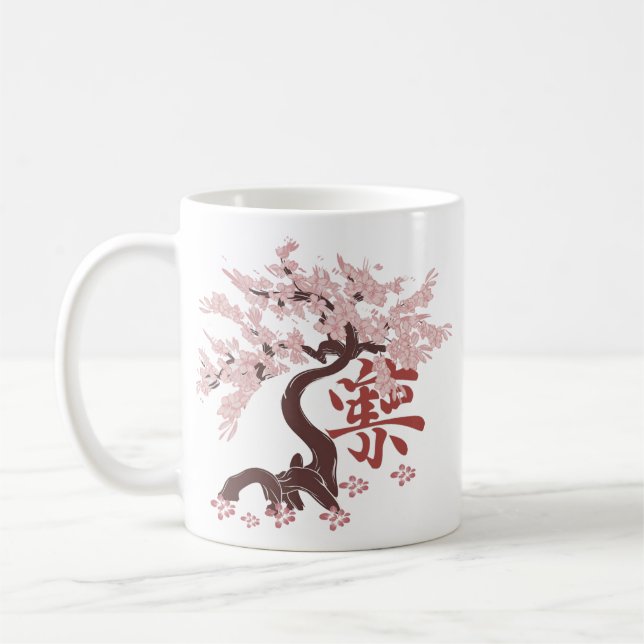 japanischer Baumbecher Kaffeetasse (Links)