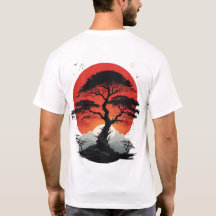 Japanischer Bonsai-Baum Rote Sonne Ästhetisches Gr