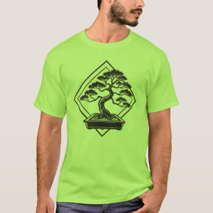 Japanischer Bonsai-Baum Zen-Ästhetik T-Shirt