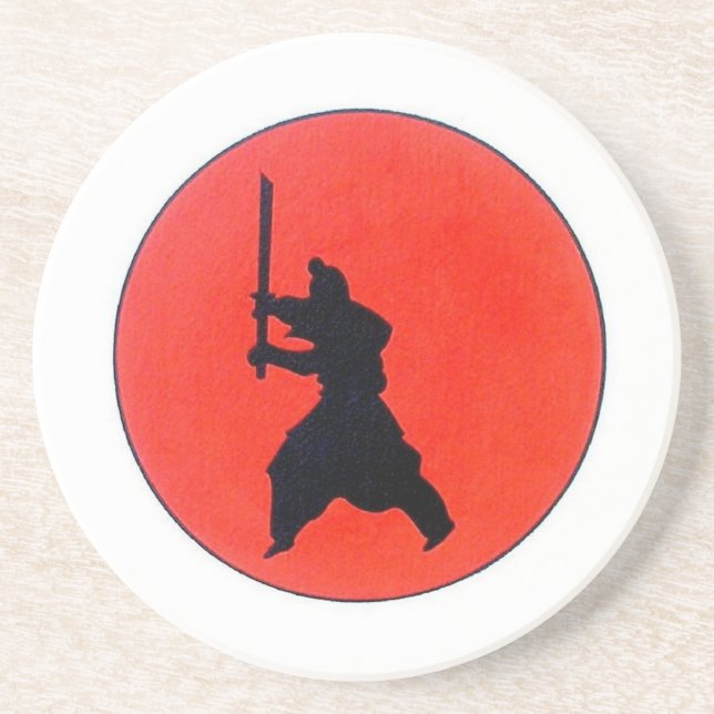 Japanischer Bushido-Untersetzer Getränkeuntersetzer (Vorne)