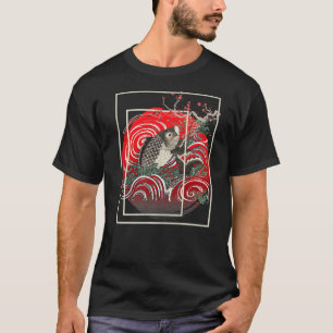 Japanischer Carp Fisch Japanischer Koi T-Shirt
