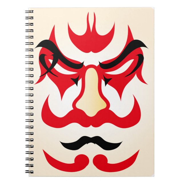 Japanischer Charme ∣ Traditionelles Kabuki Theater Notizblock (Vorderseite)