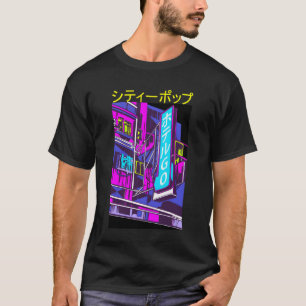 Japanischer City Pop 70er 80er Vaporwave-Ästhetik T-Shirt