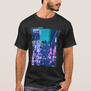 Japanischer Cyberpunk Tokyo Streetwear Ästhetische T-Shirt