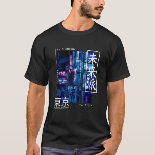 Japanischer Cyberpunk Tokyo Streetwear Ästhetische T-Shirt