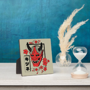 Japanischer Dämon Fotoplatte