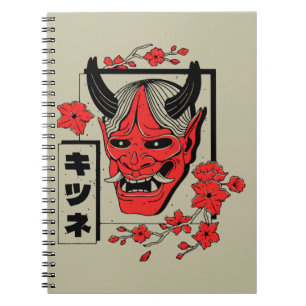 Japanischer Dämon Notizblock