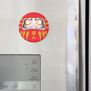 Japanischer Daruma (Ohne Augen) Magnet