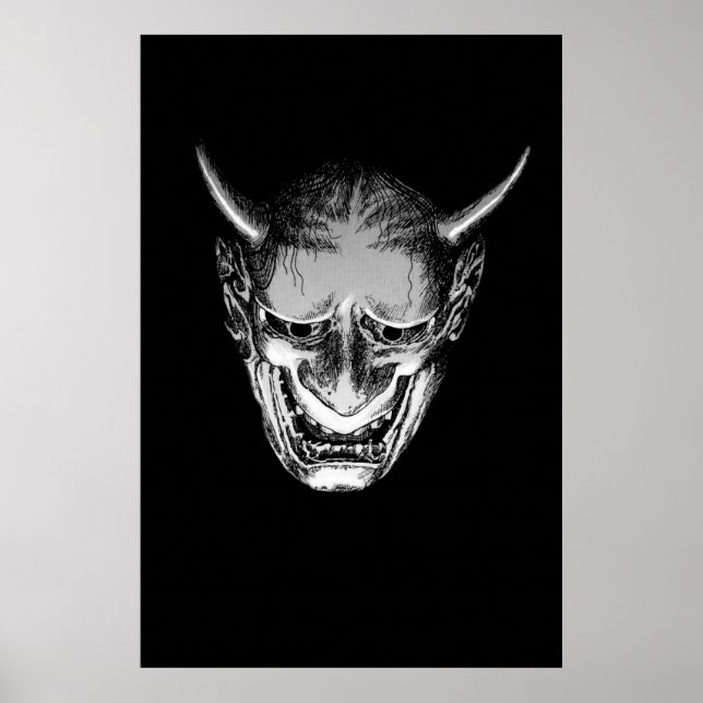 Japanischer Demon Oni Poster (Vorne)
