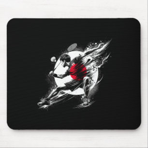 Japanischer Dminton Sport Patriot Japan Shuttle Mousepad