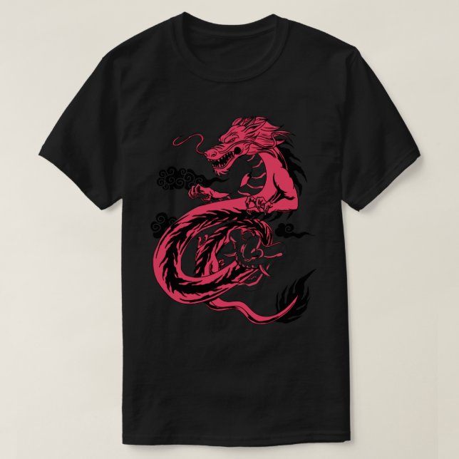 Japanischer Drache11 T-Shirt (Design vorne)
