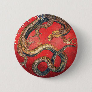 Japanischer Drache Button