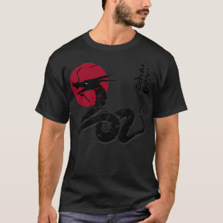 Japanischer Drache chinesischer Drache Euklidean T-Shirt