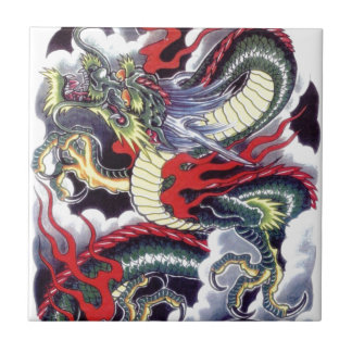 Japanischer Drache Fliese