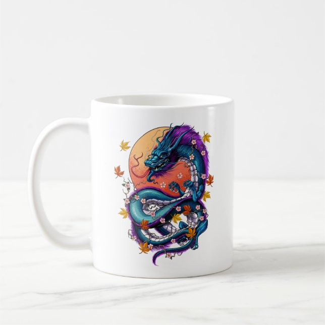 Japanischer Drache Kaffeetasse (Links)