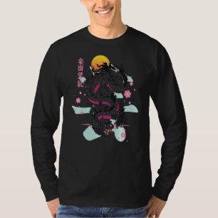 Japanischer Drache Kanji Asiatischer Demo Otaku Sa T-Shirt