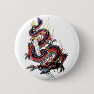 Japanischer Drache Katana Suis Riu Button