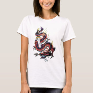 Japanischer Drache Katana Suis Riu T-Shirt
