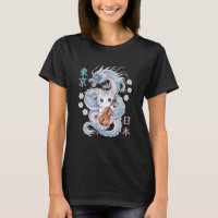 Japanischer Drache Kawaii Cello Katze Musik Band O