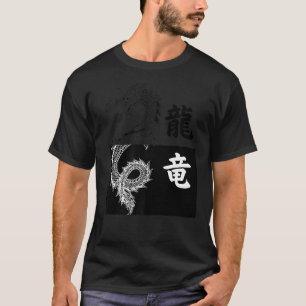 Japanischer Drache Tokio Asiatische Ästhetik Schwa T-Shirt