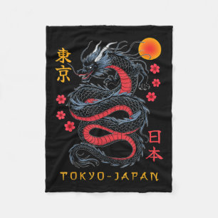 Japanischer Drache Tokio Japan 80er Asiatischer My Fleecedecke