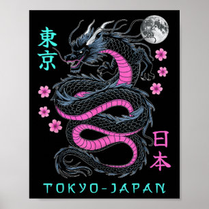 Japanischer Drache Tokio Japan 80er Asiatischer My Poster