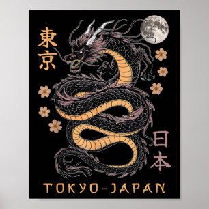 Japanischer Drache Tokio Japan 80er Asiatischer My Poster