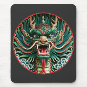 Japanischer Drache und Shinto-buddhistische Tradit Mousepad