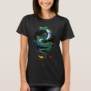 japanischer Dragon Kanji Symbol japanischer Drache T-Shirt