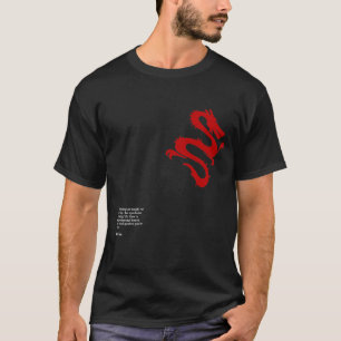 japanischer Dragon-T - Shirt für Skateboarder mit 