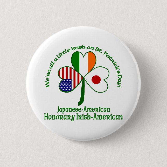 Japanischer Ehren-Ire Button (Vorderseite)