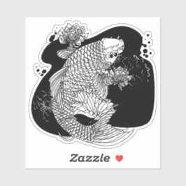 Japanischer Fisch Aufkleber