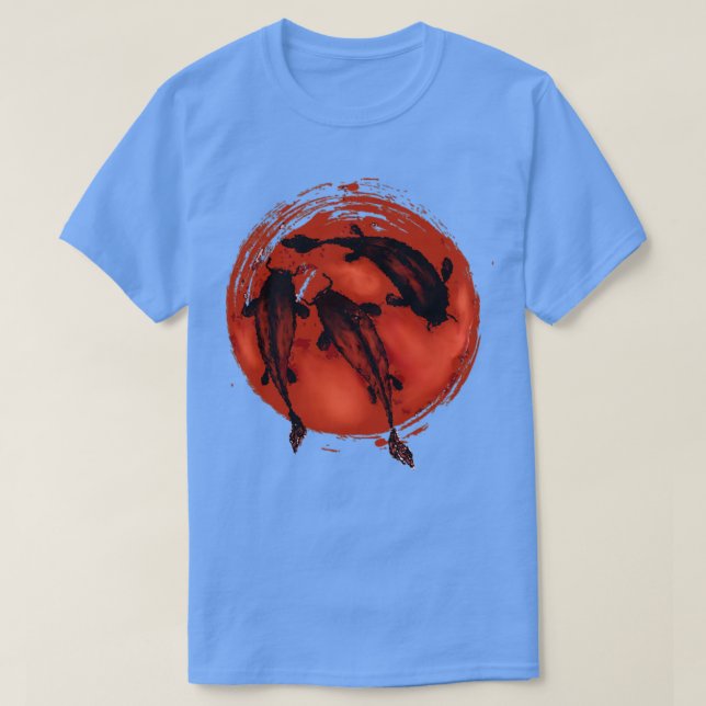 japanischer Fisch T-Shirt (Design vorne)