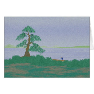 Japanischer Fischer 4 - Karte