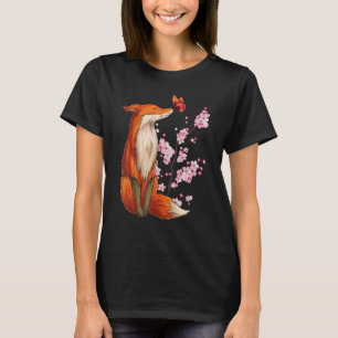 Japanischer Fox Cherry Blüte Blume Sakura Bäume T-Shirt