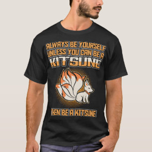 Japanischer Fox Niedlich Funny Anime Kawaii Kitsun T-Shirt