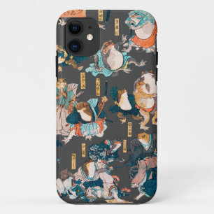 Japanischer Frog ukiyo-e Froggies Case-Mate iPhone Hülle