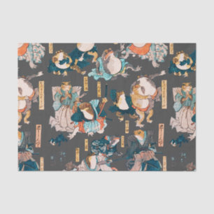 Japanischer Frog ukiyo-e Froggies Seidenpapier