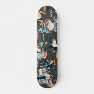 Japanischer Frog ukiyo-e Froggies Skateboard