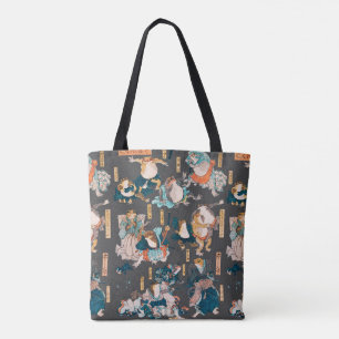 Japanischer Frosch-Holzschnitt Kuniyoshi Ukiyo-e