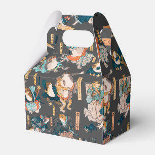 Japanischer Frosch-Holzschnitt Kuniyoshi Ukiyo-e Geschenkschachtel