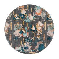 Japanischer Frosch-Holzschnitt Kuniyoshi Ukiyo-e