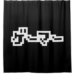 Japanischer Gamer ゲ Japan Sprache Nihongo Duschvorhang