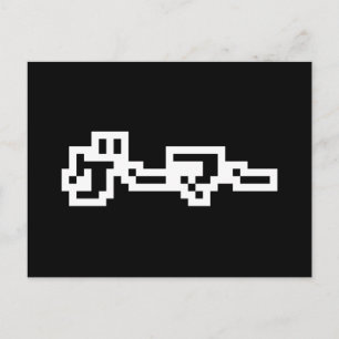 Japanischer Gamer ゲ Japan Sprache Nihongo Postkarte