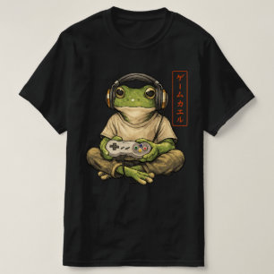 Japanischer Gamer Frosch Art Männer Frauen Jungen  T-Shirt