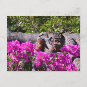 japanischer Gargoyle Postkarte