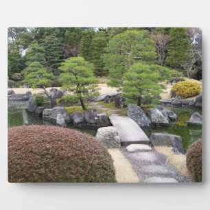 Japanischer Garten 日 本 庭 園 Fotoplatte