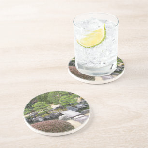 Japanischer Garten 日 本 庭 園 Getränkeuntersetzer